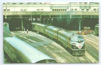 Postcard The Crescent Limited Streamliner Atlanta Terminal Station 1957