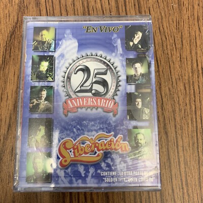 Liberacion en vivo 25 aniversario cassette ''open case'' unsealed.
