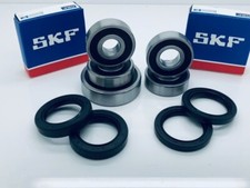 SKF Front  Rear Wheel Bearings  Seals kit for Kawasaki ZX10R 04-05