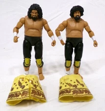 Mattel WWE Elite Hall of Fame Class of 2007 Wild Samoans Afa & Sika Complete