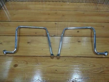 91-92 Harley-Davidson Dyna FXD CHROME REAR FENDER SADDLEBAG SUPPORTS GUARDS