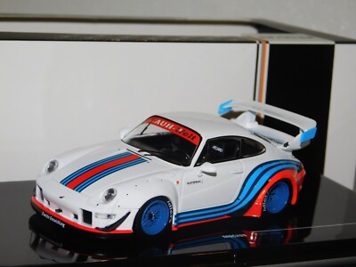 PORSCHE 911 993 RWB MARTINI STYLE WHITE IXO MOC209 1/43