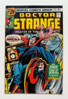 DOCTOR STRANGE #14 (1976) Dracula vs. the Sorcerer Supreme | VF+ | Gemini