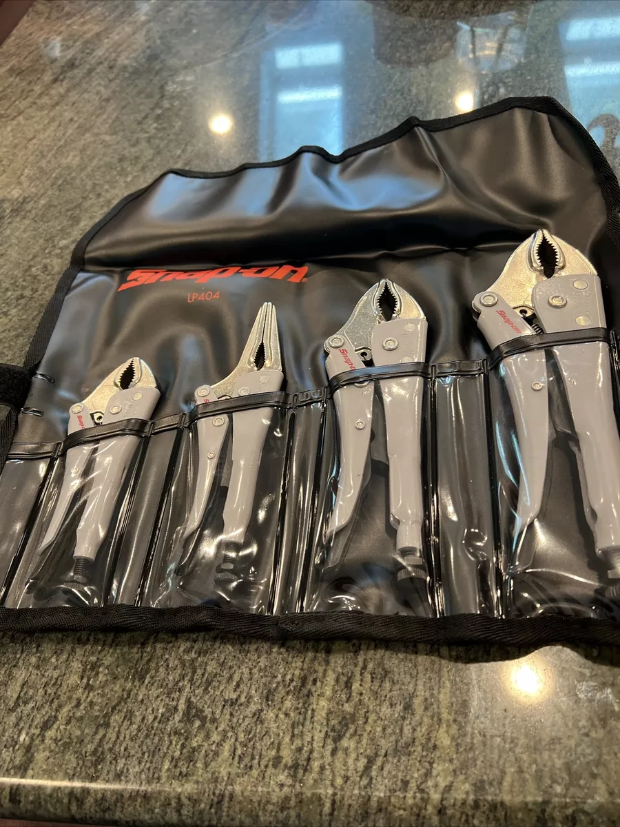 Snap On lp404 4 pc locking pliers combination set in pouch