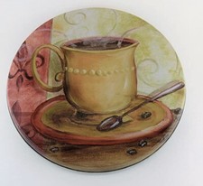 Stovetop Burner Covers Coffee Theme Set Of 4 Range Kleen