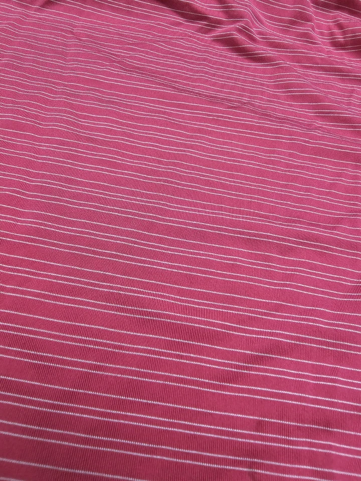 Jones New York Sport Pink White Striped Athletic Tank Top Shirt Women's Size 1X - Image 2 of 4