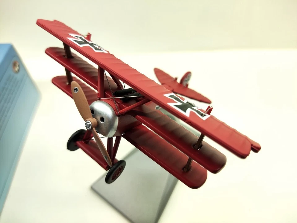 1:72 Scale Alloy Diecast Military Model Germany World War I Fokker Dr-I Fighter - Image 3 of 4