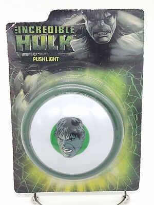 2008 INCREDIBLE HULK PUSH LIGHT MARVEL COMICS BEST BRANDS PRODUCTS MIB MOC MINT!