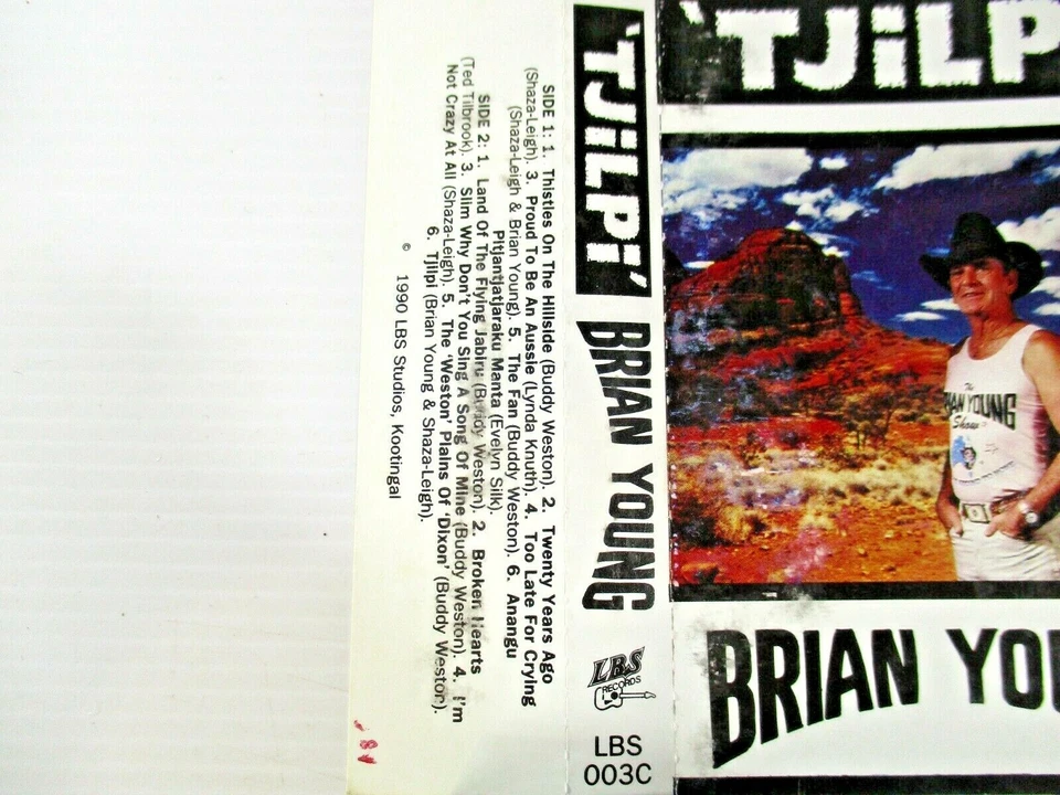 Brian Young TJiLPi Cassette Tape LBS Studios 1990 Tested Signed LBS 003C - Image 4 of 4