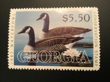ICOLLECTZONE  US 1987 Georgia GA3 Duck Stamp VF NH