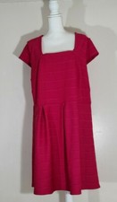 NWT Label Be Women's Pink Cap Sleeve Dress Plus Size 22