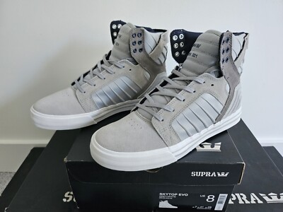 Supra Skytop EVO Grey White 08030-034-M size