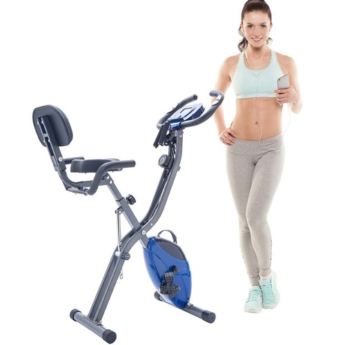 Folding Exercise Bike Fitness Upright 