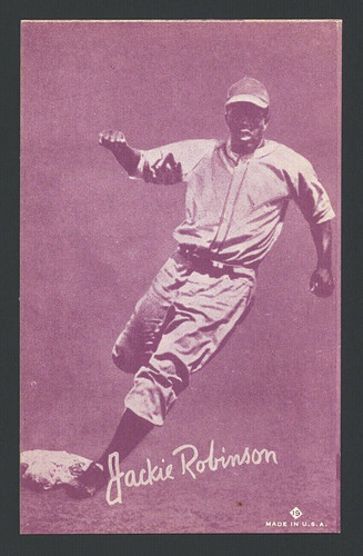 Jackie Robinson #19 1953 Canadian Exhibits card