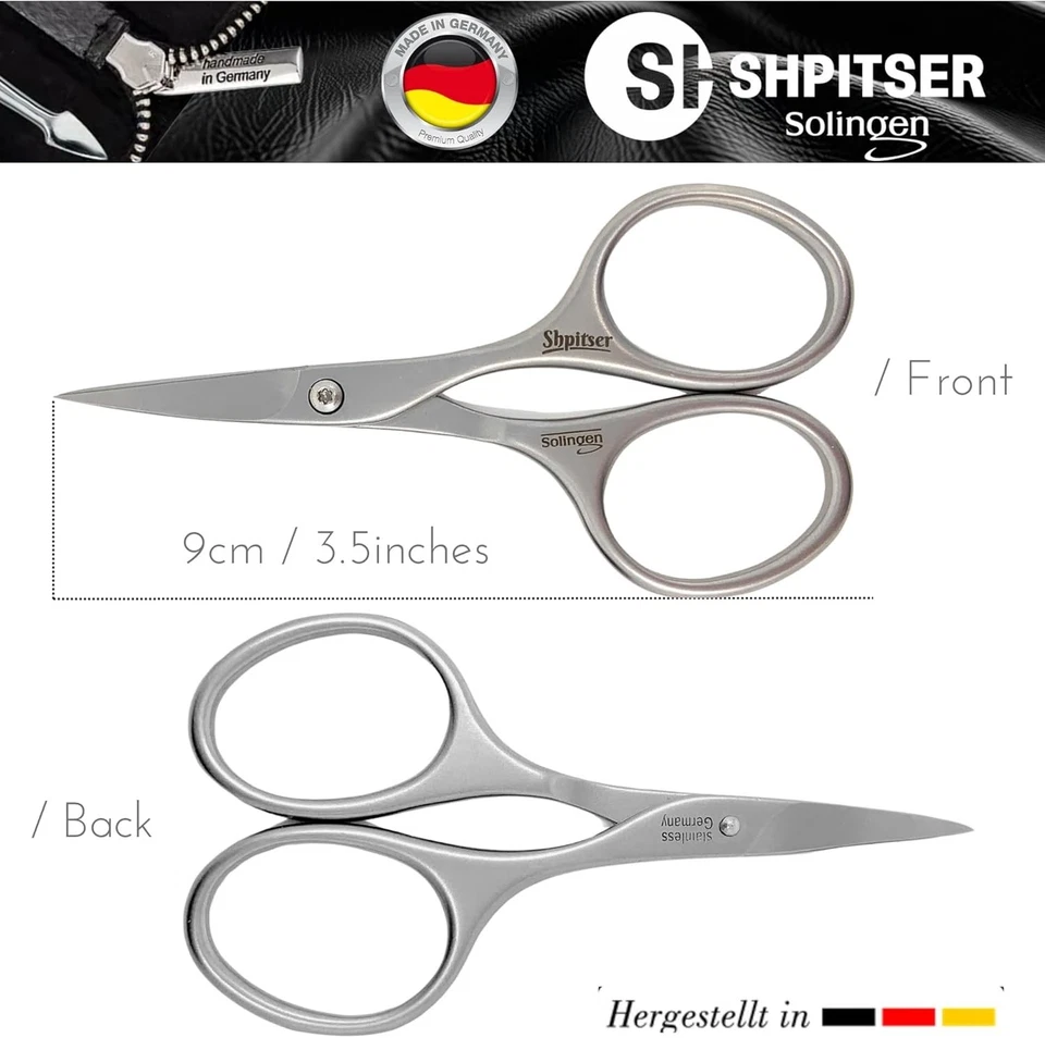 Shpitser Stainless Manicure and Pedicure Nail Scissors Made in Solingen Germany - Image 2 of 4
