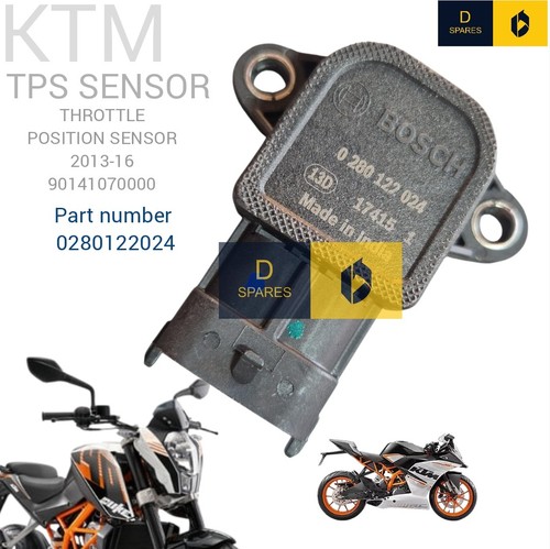 Para KTM DUKE 390, RC 200 TPS, SENSOR POSICIÓN ACELERADOR 2013-16 AÑO 0280122024. - Imagen 1 de 7