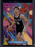 2025-26 Topps Finest Carter Bryant Common RC Oil Spill Refractor #14 Spurs