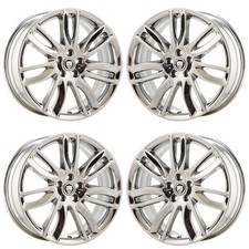 19 Jaguar Xf Bright Chrome Wheels Rims 2016-2022 Factory Oem Set 59925 Exchange