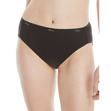Women s 10-Pack Hi-Cut Cotton Panties Moisture-Wicking Comfort Fit