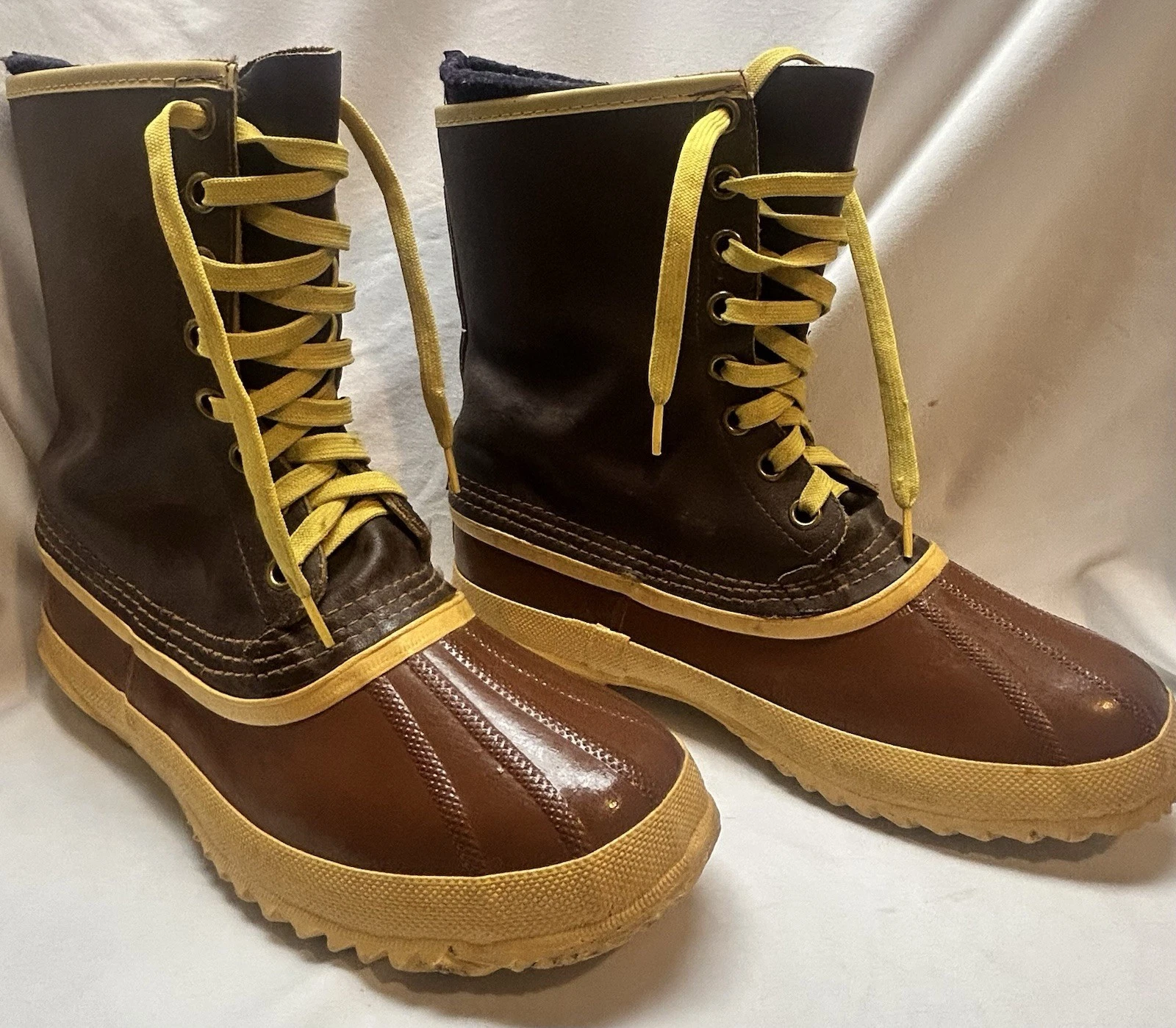 VTG Sorel Kaufman Arctic Pac Men Boots Size 9 Made In Canada