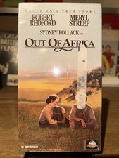 Out of Africa VHS, 1993 Robert Redford, Meryl Streep MCA Universal Watermark