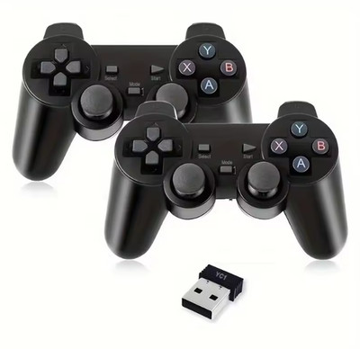 2 x Wireless Controller Kabelloses Gamepad USB für PC Computer PS3 TV, DE NEU
