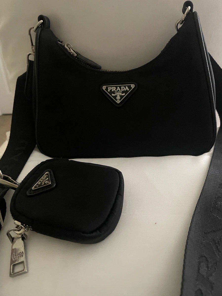 PRADA Nylon Exterior Shoulder Bag Bags & Handbags for Women for