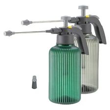 2L Watering Can Manual Air Pressure Bottle Large High Pressure Nozzle Garden Too
