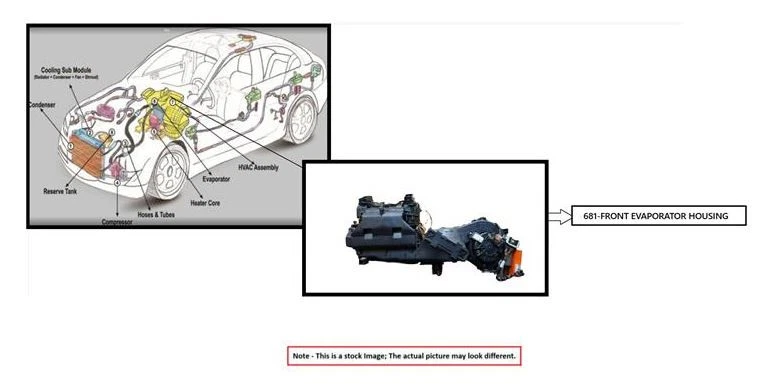 Actuador De Mezcla De Aire Para Ford Mustang 2010-2014 – Controla La Temperatura Del Habitáculo