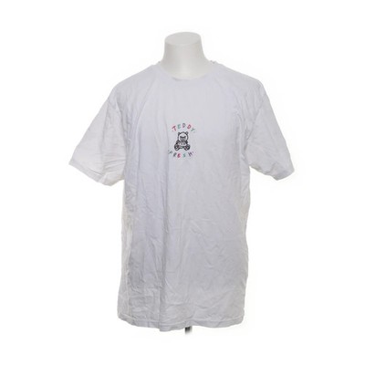 Teddy Fresh, T-shirt, Größe: 3XL, Weiß/Mehrfarbig, Baumwolle, Print, Herren #X0x