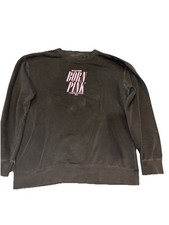 BlackPink Born Pink World Tour 2022 Pigment Dye Black Wash Sweatshirt Sz XL