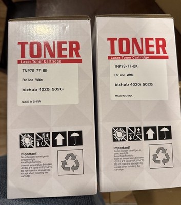 2 Brand New Toner Cartridge for Konica Minolta Bizhub 4020i 5020i TNP78  ACF0030