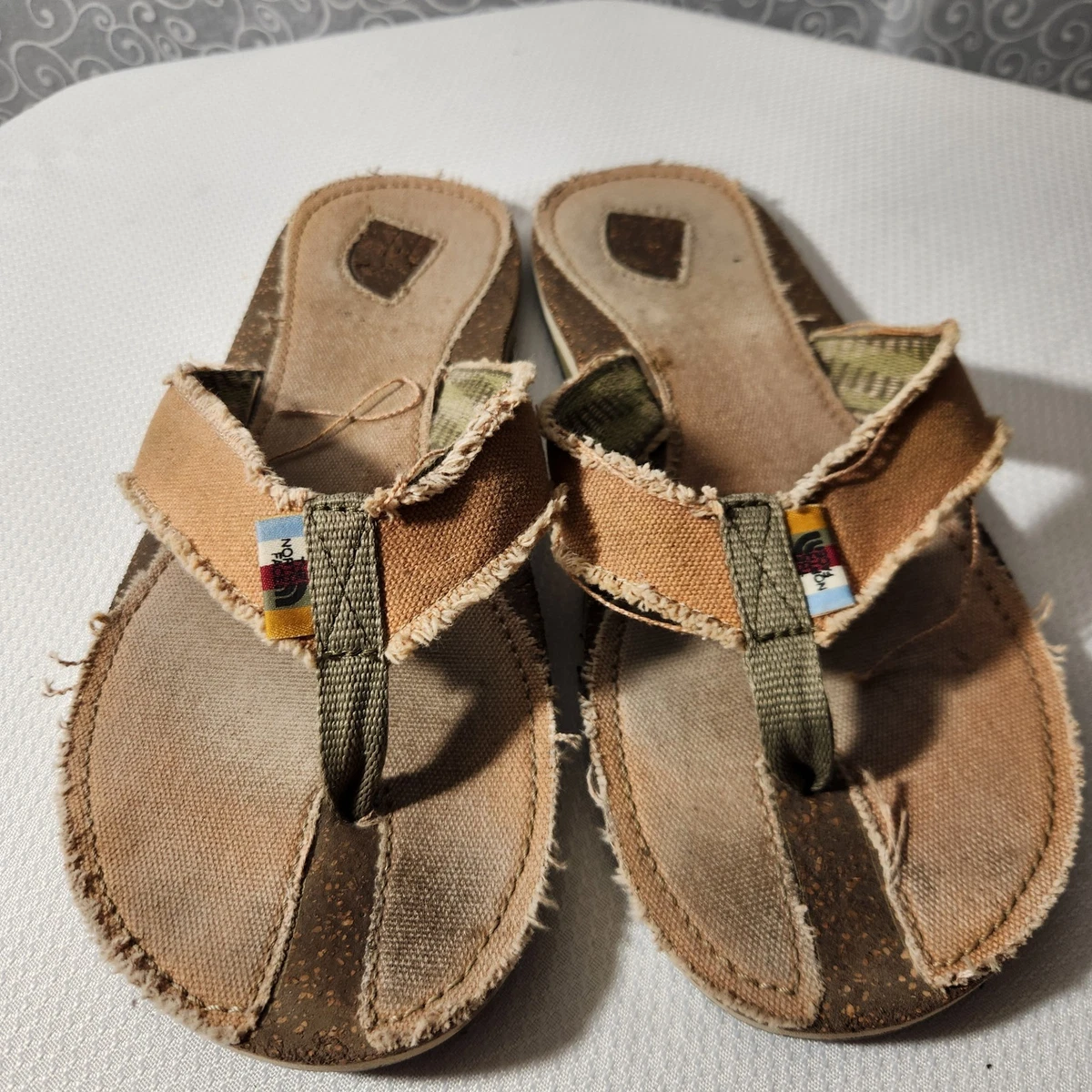The North Face Shoes Men Size 13 Brown Flip Flop Sandals Vacation Summer Beach The North Face Brown Sandals for Men for sale | eBay main image 2
