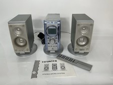 Hitachi AX-M66 Micro HiFi Stereo CD System Radio Tuner Speakers