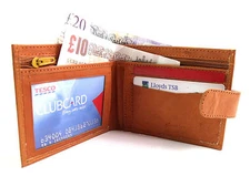 MENS LADIES HIGH QUALITY SLIM GENUINE LEATHER WALLET CREDIT CARD HOLDER PURSE