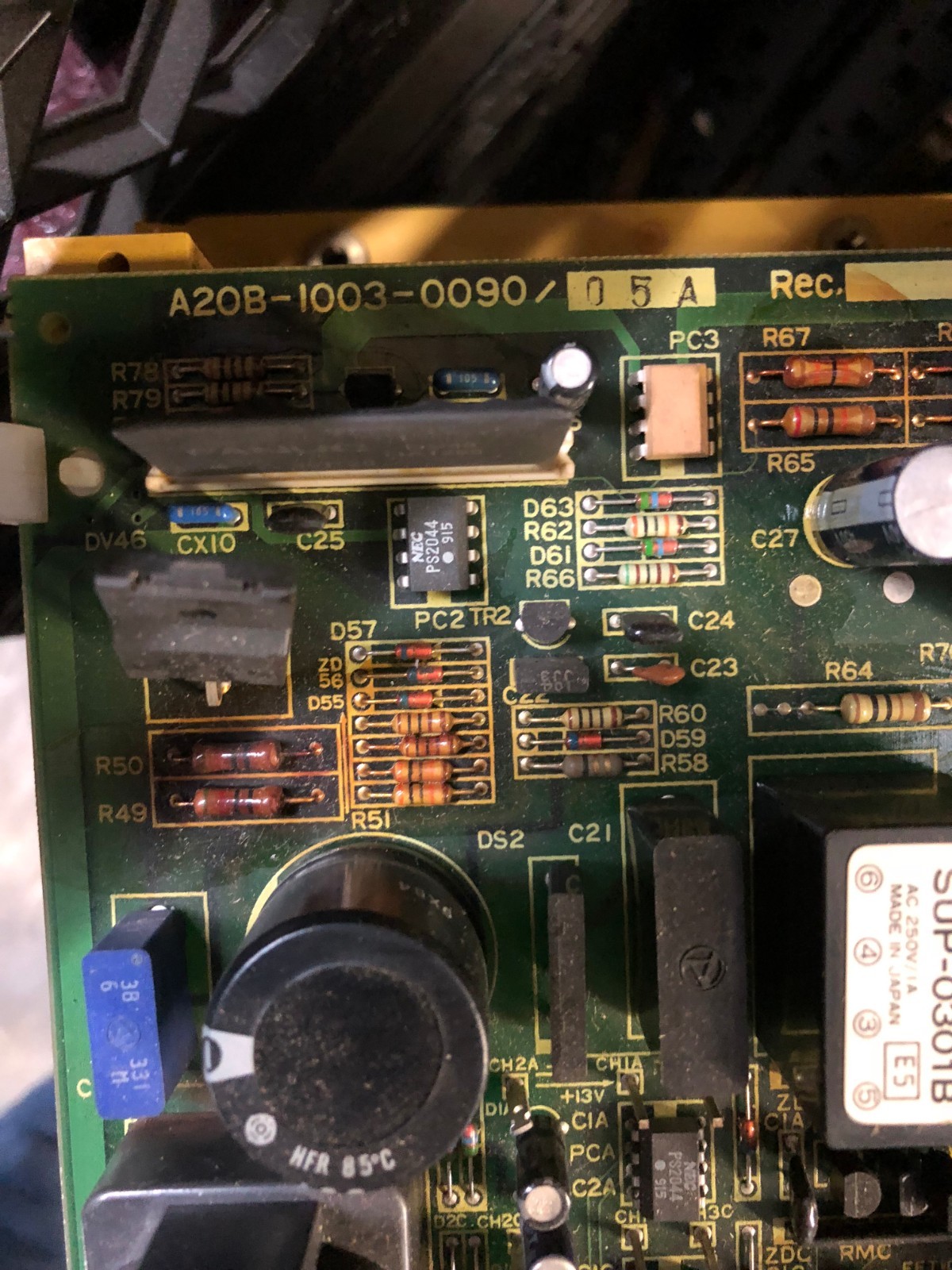 Amplificateur Servo Fanuc A06B-6058-H006 - Occasion - Testé Fonctionnel - Pour CNC, Robotique