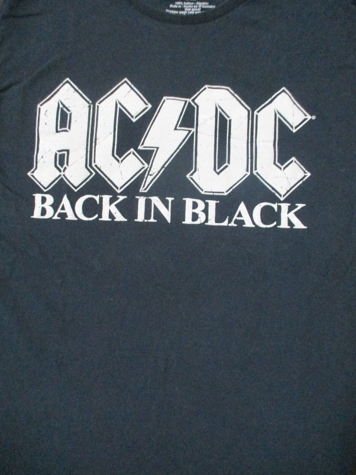 XL navy blue AC DC concert t-shirt - BACK IN BACK - c… - Gem