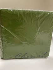 Creative Memories 7x7 Scrapbook Album Coverset Olive Green CHERISH
