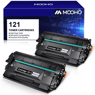 2PK 121 CRG-C121 Black Toner Compatible for Canon ImageClass D1650 D1620 Printer
