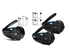 Q2 Motorcycle Helmet Intercom Bluetooth CVC Reduce 2 Person Real-Time Headset 3X