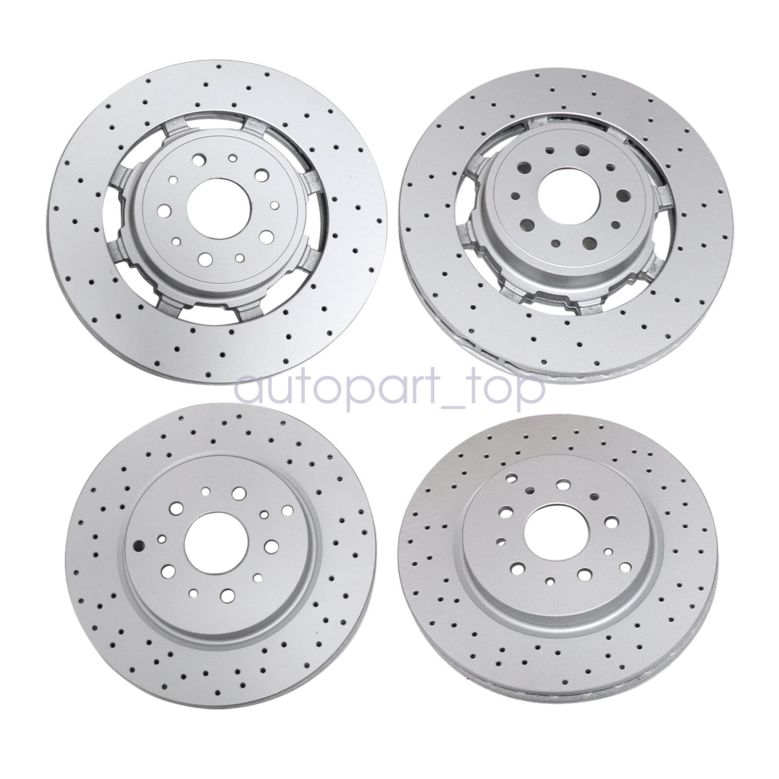 Fits For Maserati GranCabrio 10-19 GranCabrio Mc 13-19 Front ＆ Rear Brake Rotors