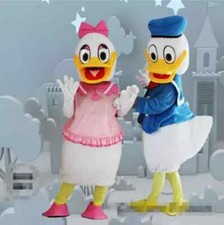 Adult Donald Duck Mascot Costume Suits Cartoon Party Dress Character