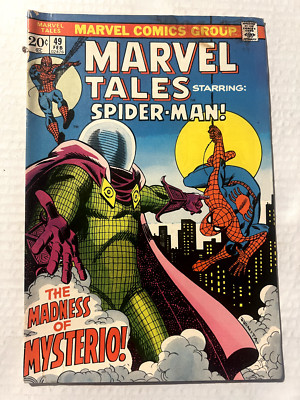 MARVEL TALES #49 STARRING SPIDER-MAN #66 JOHN ROMITA SR COVER AND ART 1973
