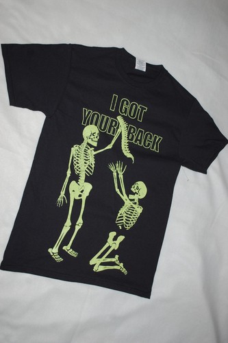 Mens T-Shirt BLACK Skeletons I GOT YOUR 