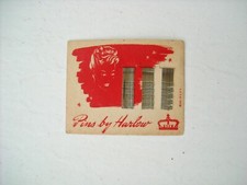 Antique / Vintage Harlow Bobby Pins BRAND NEW 24 Pins On Display Card