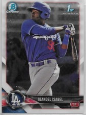 2018 Bowman Chrome Prospect #BCP47 Ibandel Isabel RC Los Angeles Dodgers