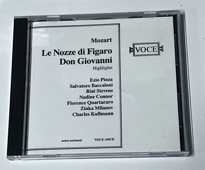 Mozart: Le Nozze Di Figaro - Don Giovanni CD VG | eBay
