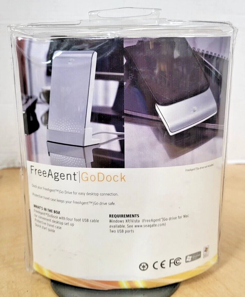 Seagate FreeAgent Go Dock 100521233 White Traveler USB Desktop Dock Drive Dock - Image 3 of 3