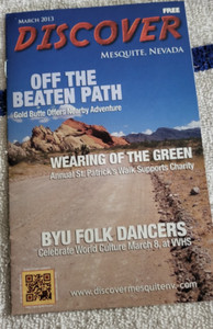 SMALL 2013 BOOKLET DISCOVER MESQUITE NEVADA OFF THE BEATEN PATH