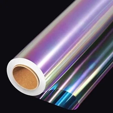 35 in x 50 ft Iridescent Cellophane Wrap Roll – Iridescent Cellophane Roll Ra...
